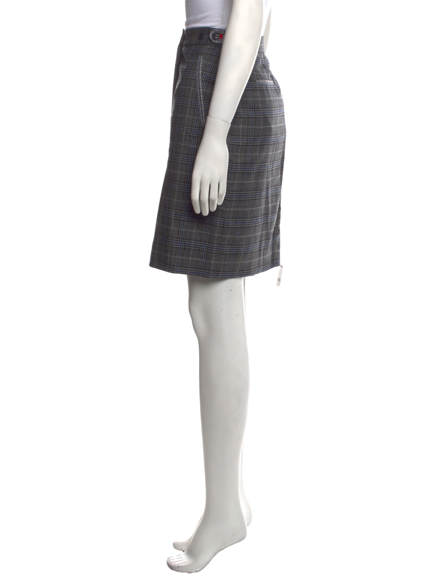 Rag & Bone Plaid Print Knee-Length Skirt w/ Tags