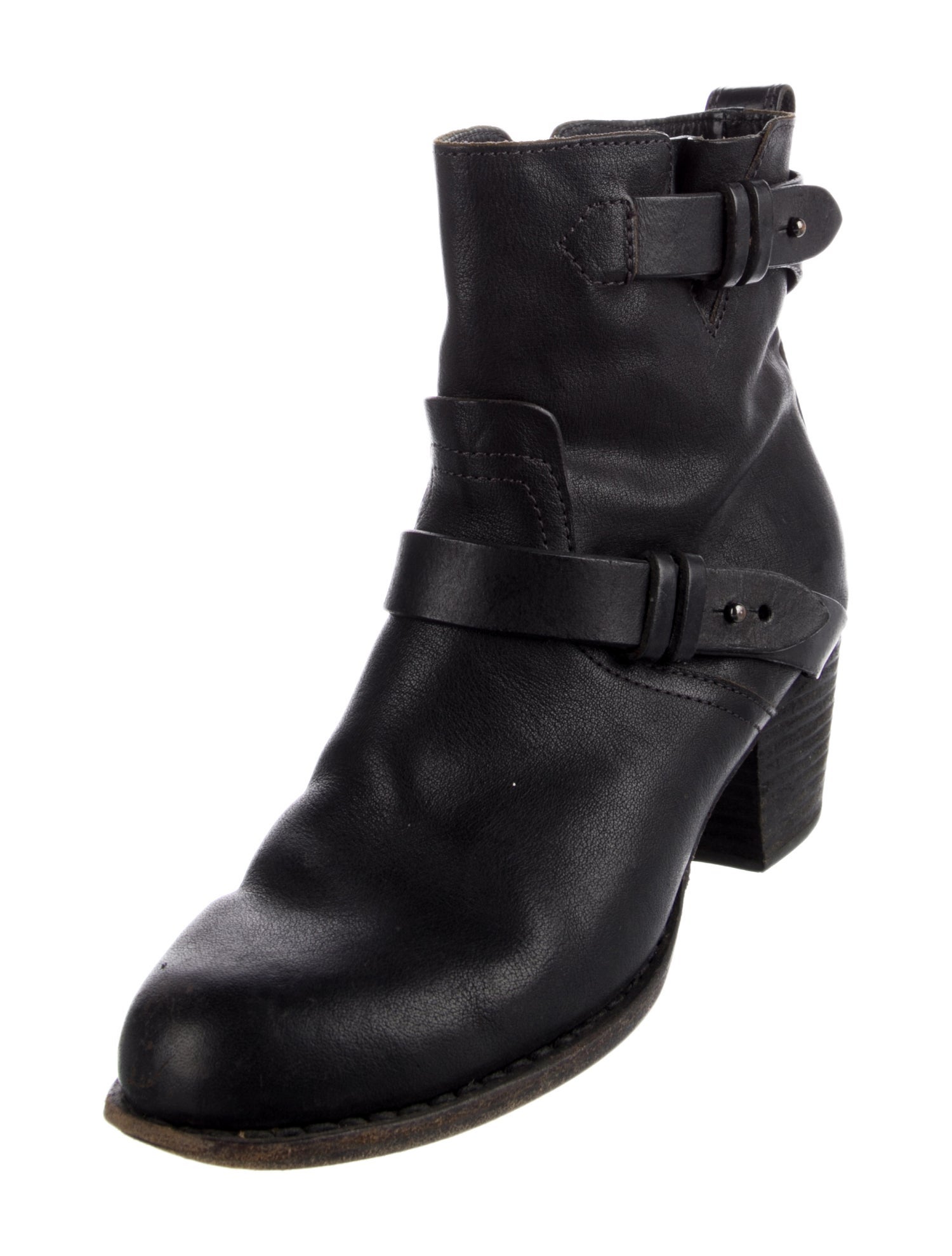 Rag & Bone Leather Moto Boots