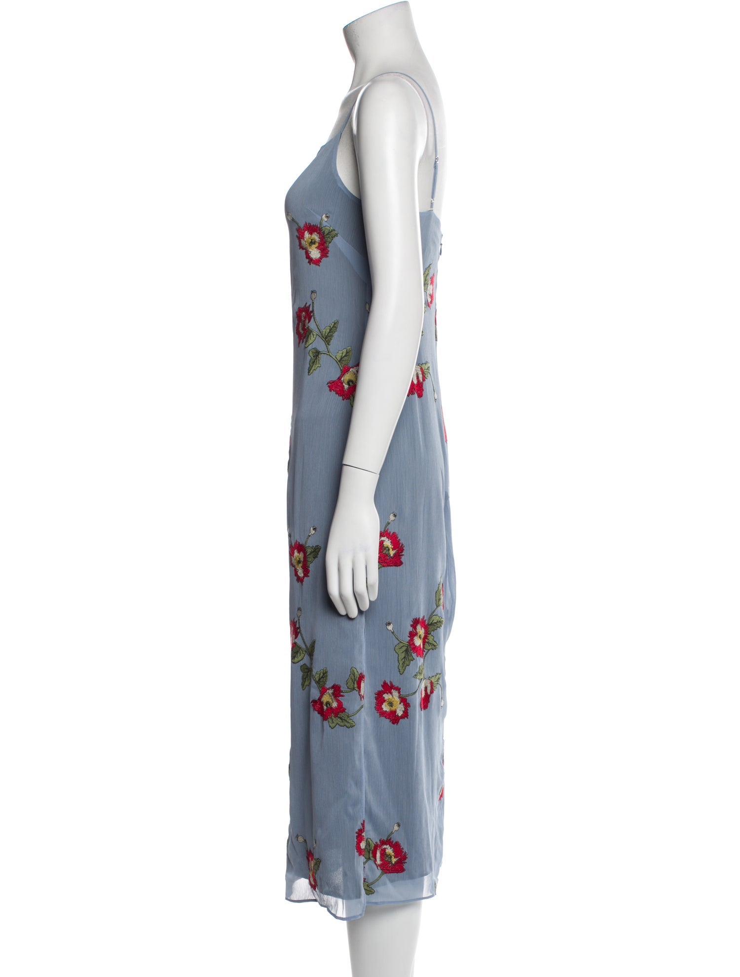 Rag & Bone Floral Print Long Dress