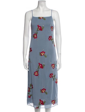 Rag & Bone Dresses Floral Print Midi Length Dress US 0 | XS