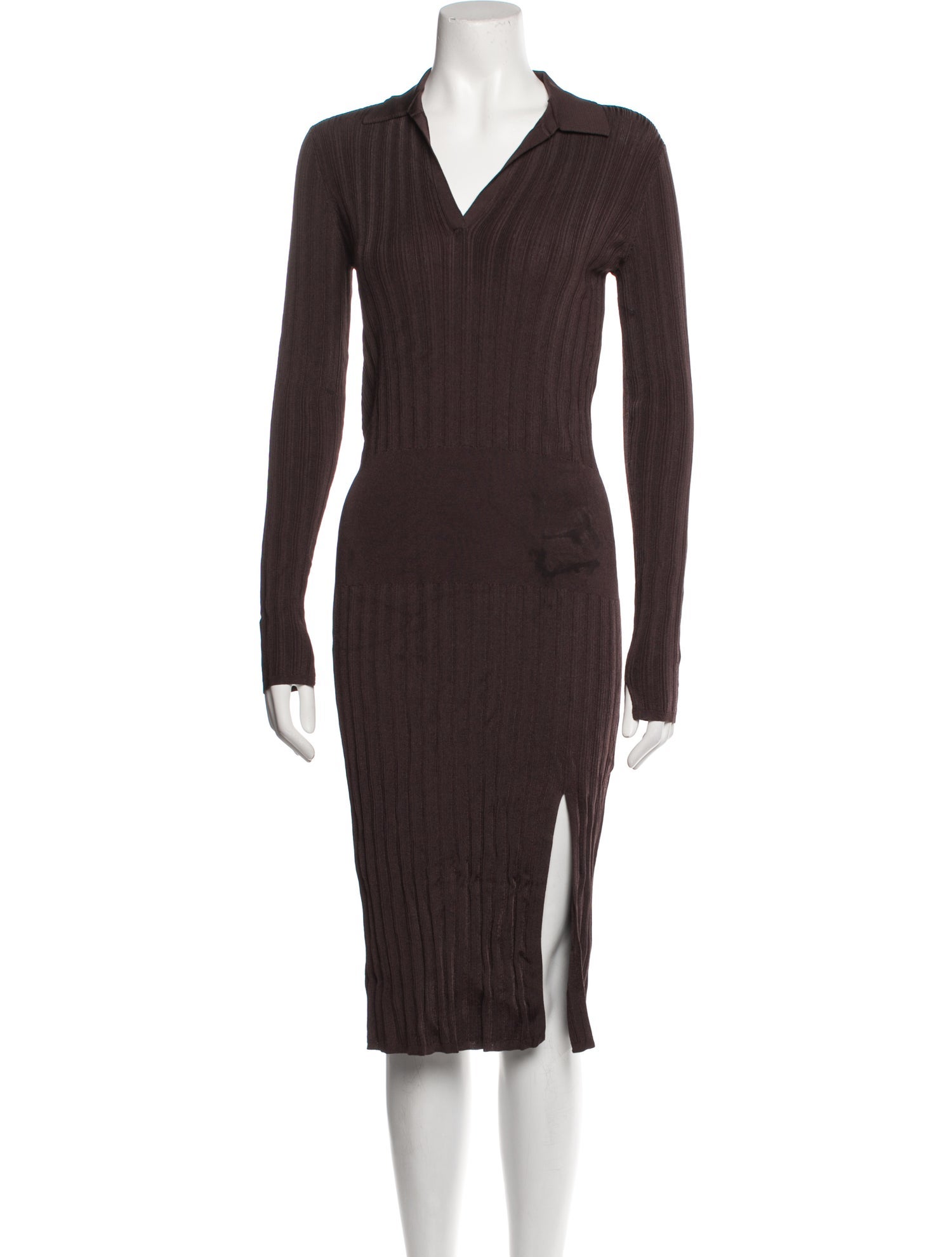 Rag & Bone V-Neck Midi Length Dress