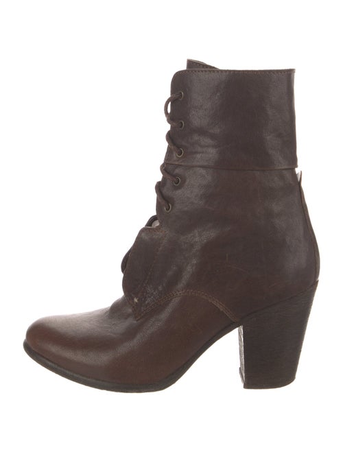 Rag & Bone Leather Lace-Up Boots
