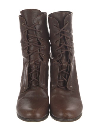 Rag & Bone Leather Lace-Up Boots