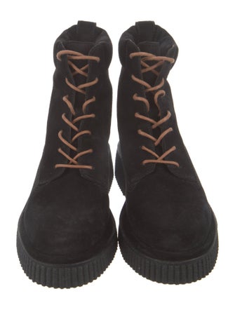 Rag & Bone Suede Combat Boots