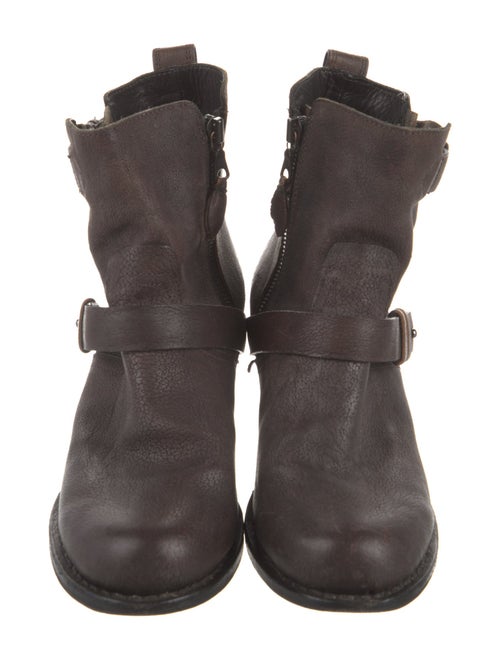 Rag & Bone Leather Moto Boots
