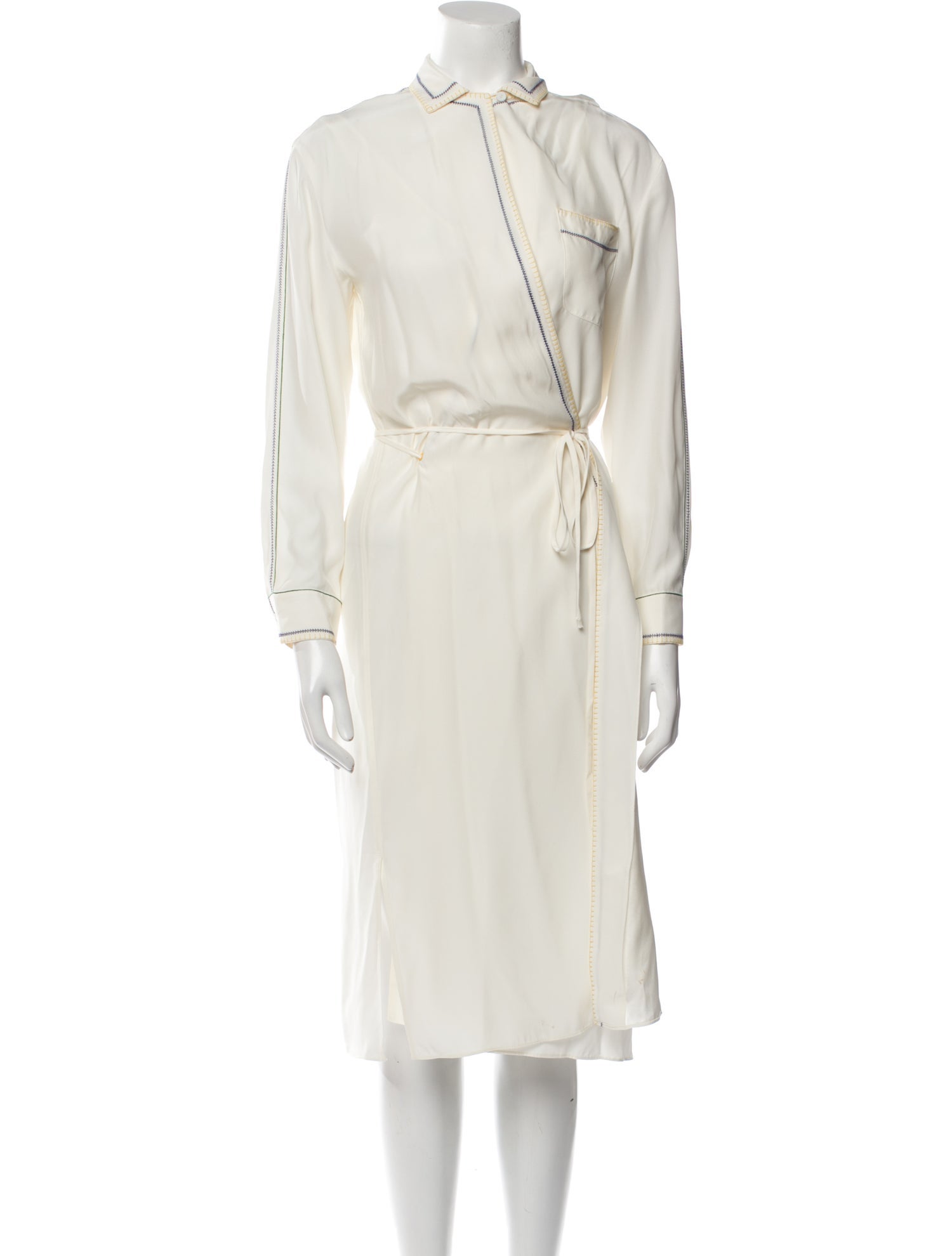 Rag & Bone Silk Midi Length Dress