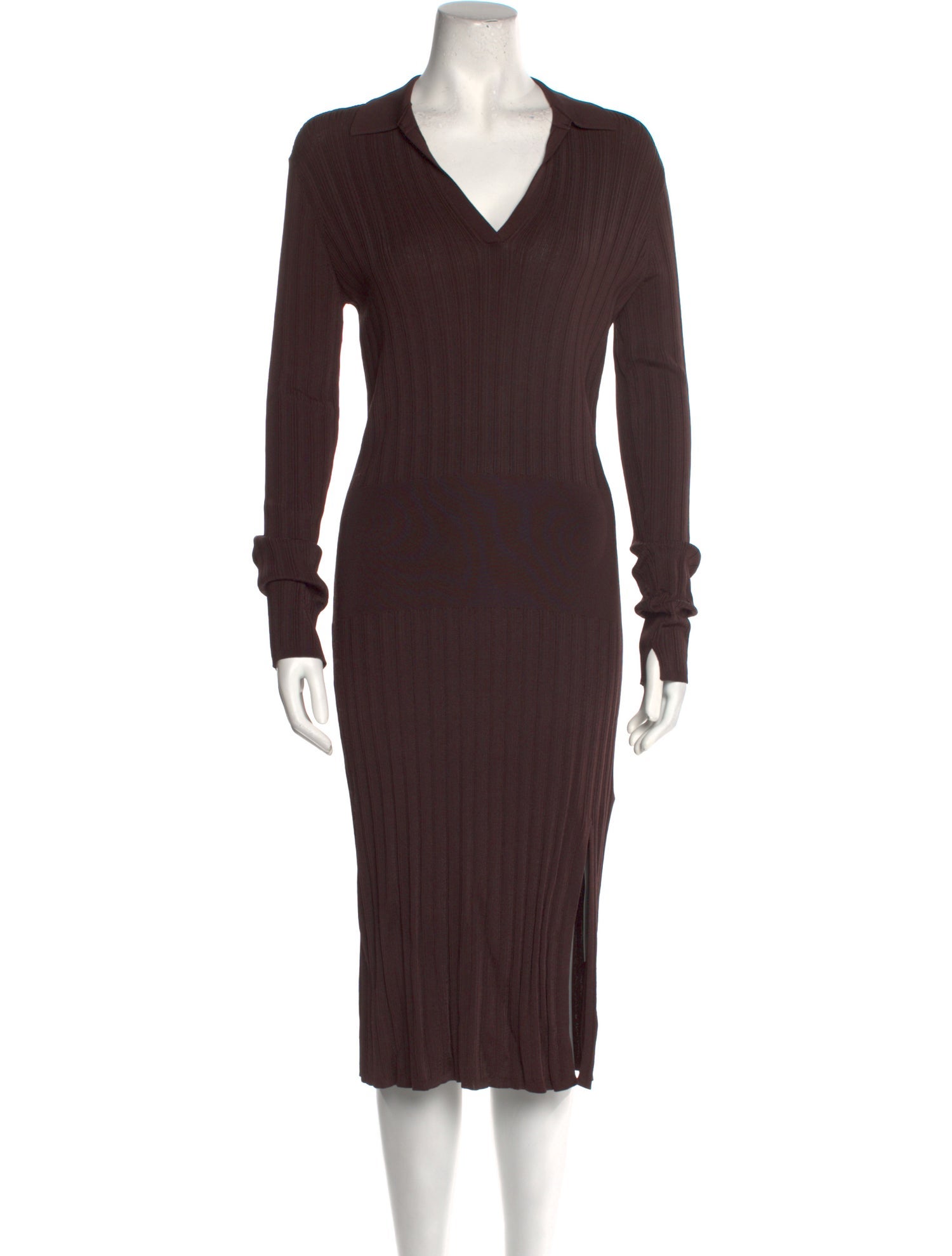 Rag & Bone V-Neck Midi Length Dress