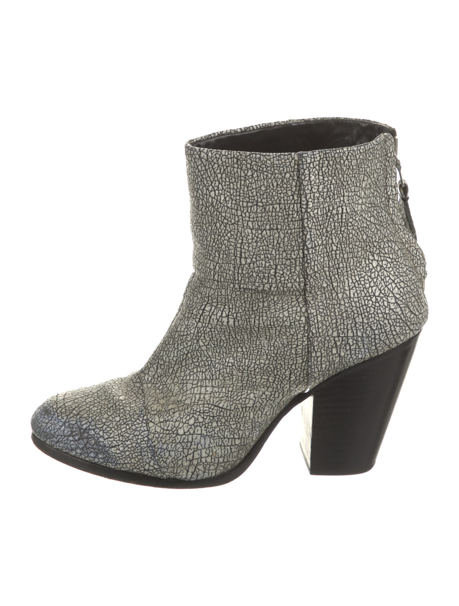 Rag & Bone Leather Printed Boots