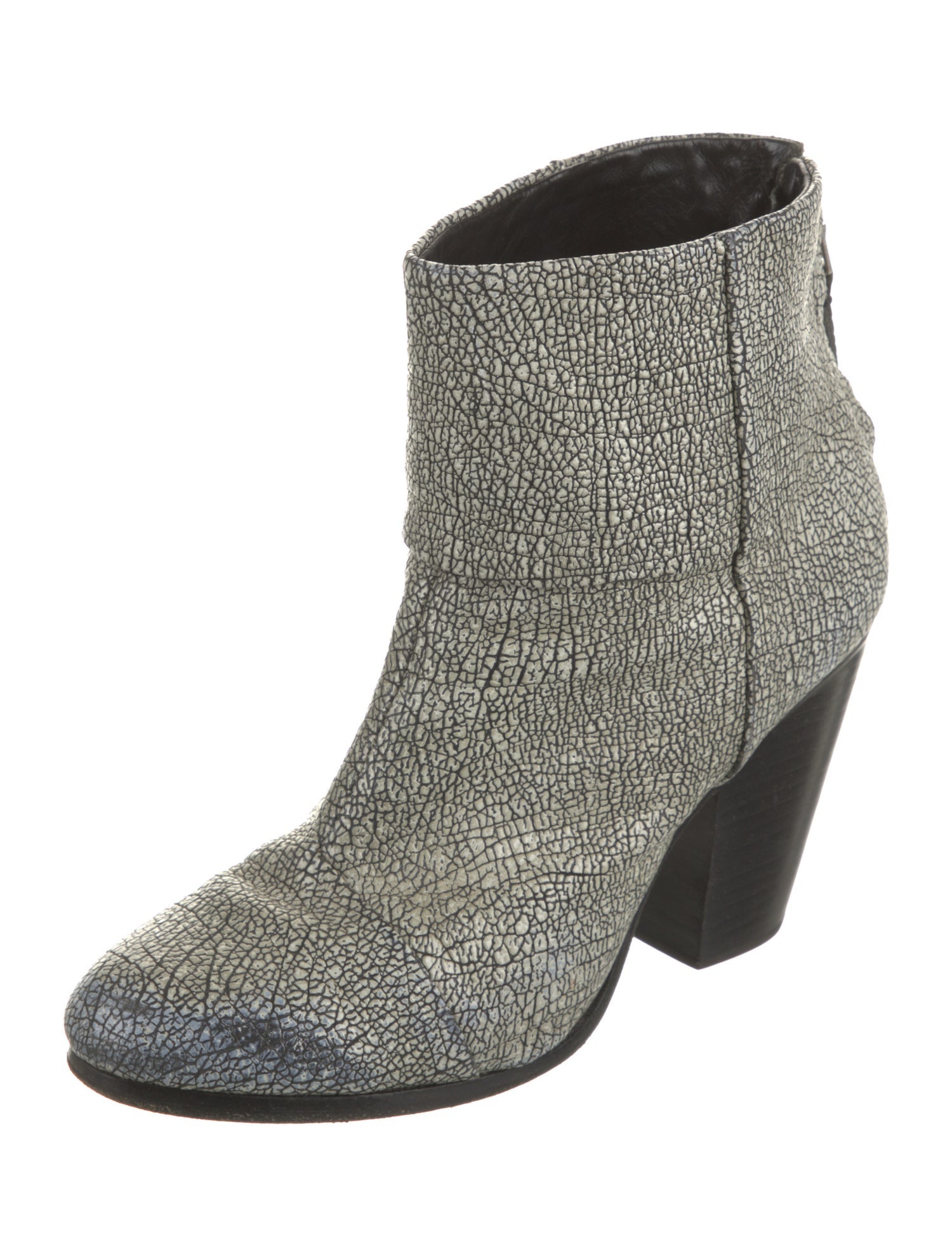 Rag & Bone Leather Printed Boots