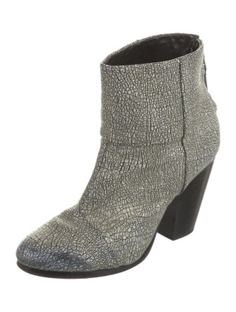 Rag & Bone Leather Printed Boots