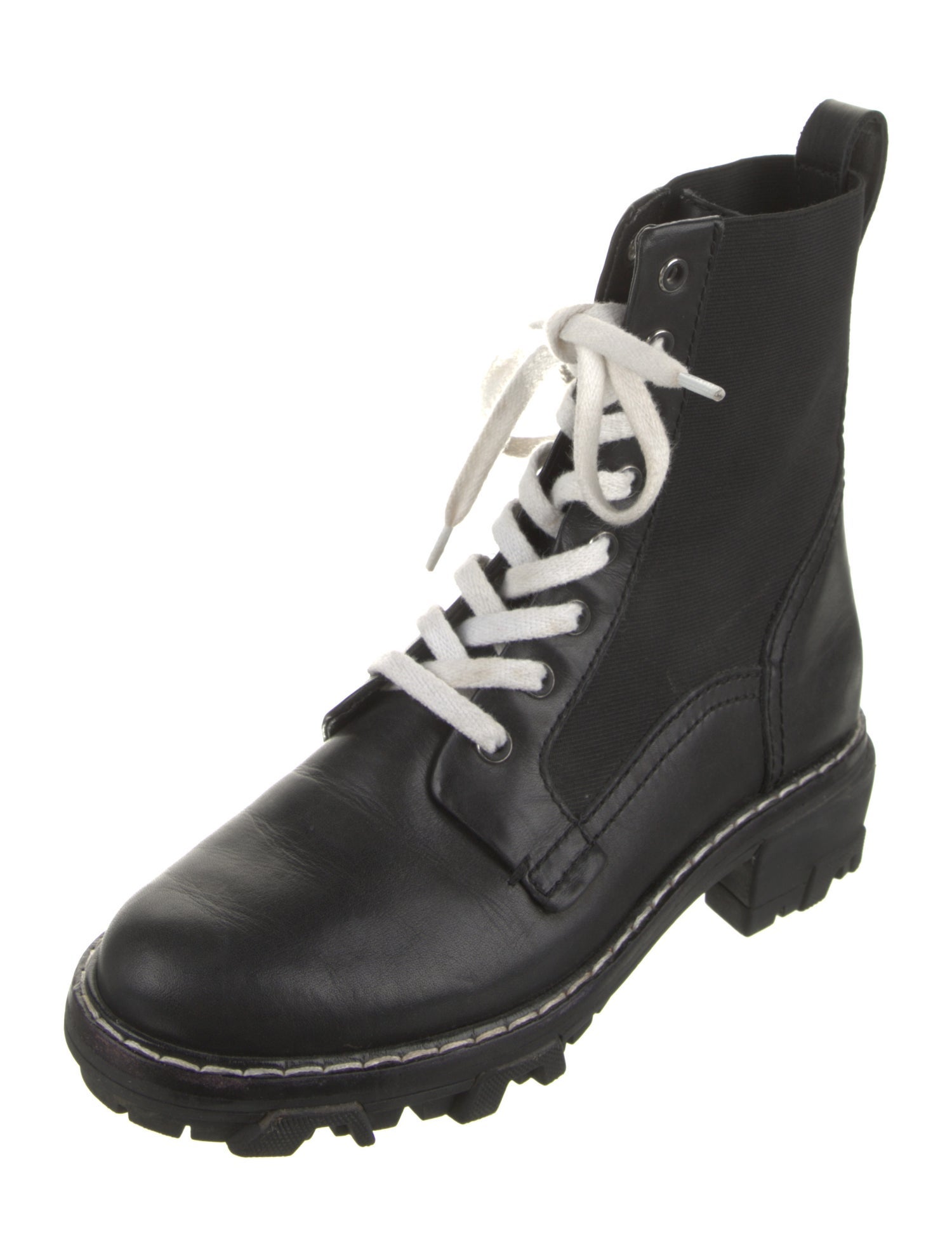 Rag & Bone Leather Combat Boots