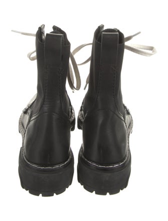 Rag & Bone Leather Combat Boots