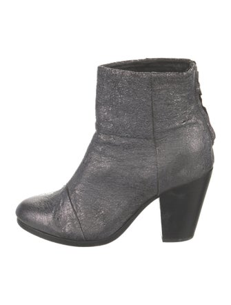 Rag & Bone Patent Leather Distressed Accents Boots