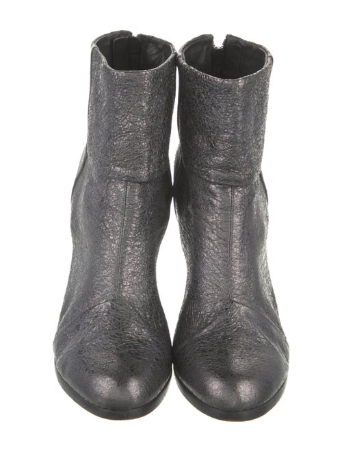 Rag & Bone Patent Leather Distressed Accents Boots