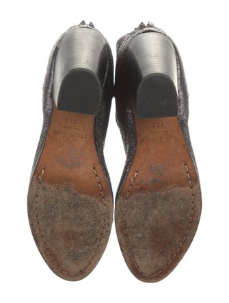 Rag & Bone Patent Leather Distressed Accents Boots