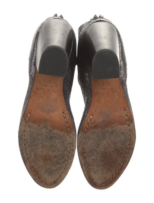 Rag & Bone Patent Leather Distressed Accents Boots