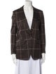 Rag & Bone Plaid Print Blazer