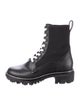 Rag & Bone Leather Whipstitch Trim Combat Boots