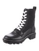 Rag & Bone Leather Whipstitch Trim Combat Boots