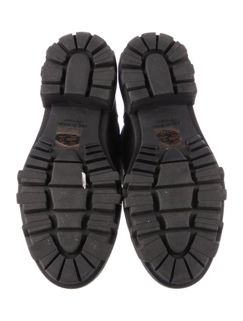 Rag & Bone Leather Whipstitch Trim Combat Boots