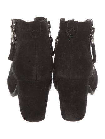 Rag & Bone Suede Moto Boots