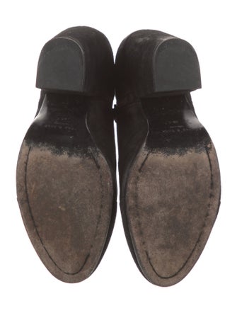 Rag & Bone Suede Moto Boots