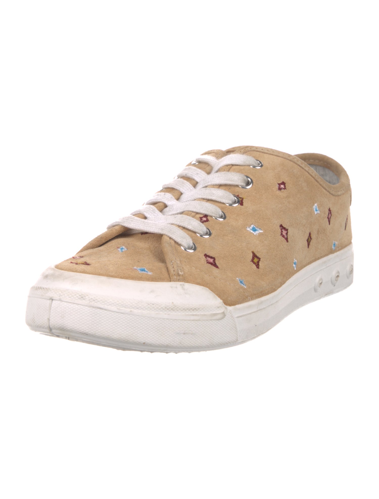 Rag & Bone Suede Tie-Dye Print Sneakers