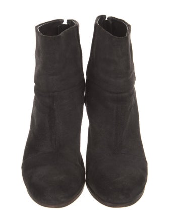 Rag & Bone Suede Leather Trim Embellishment Boots
