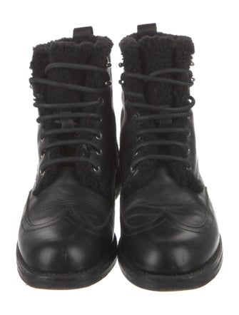 Rag & Bone Leather Combat Boots