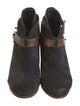 Rag & Bone Suede Leather Trim Embellishment Boots