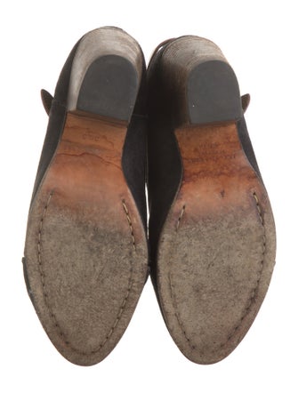 Rag & Bone Suede Leather Trim Embellishment Boots