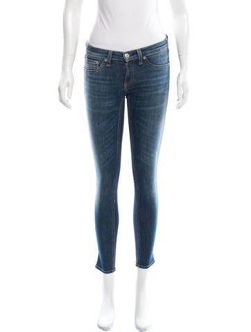 Rag & Bone Mid-Rise Skinny Jeans