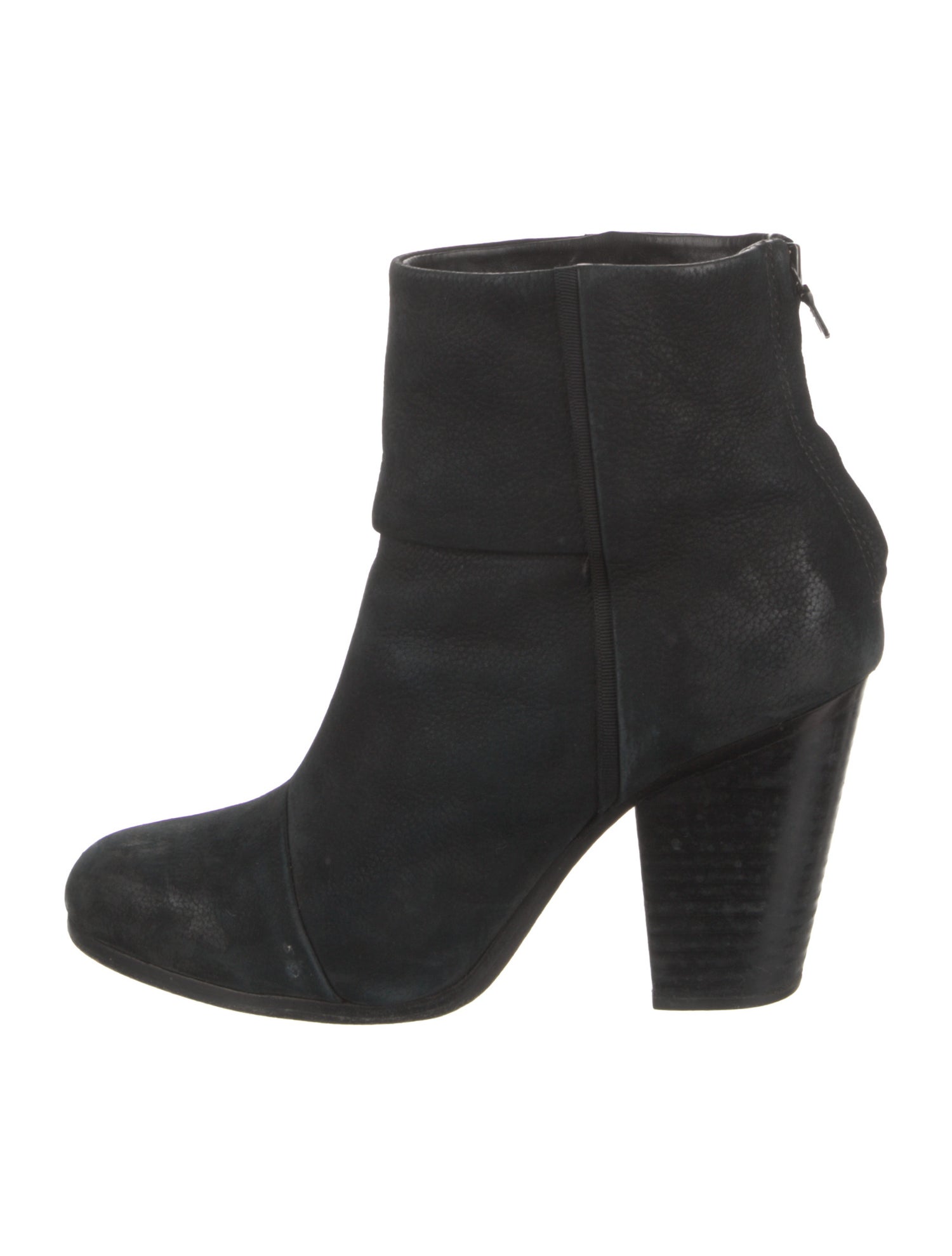 Rag & Bone Suede Leather Trim Embellishment Boots