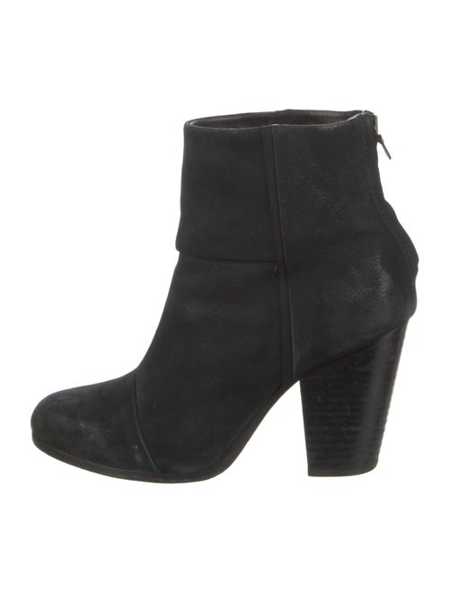 Rag & Bone Suede Leather Trim Embellishment Boots