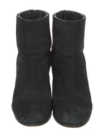 Rag & Bone Suede Leather Trim Embellishment Boots
