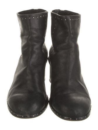 Rag & Bone Leather Studded Accents Boots