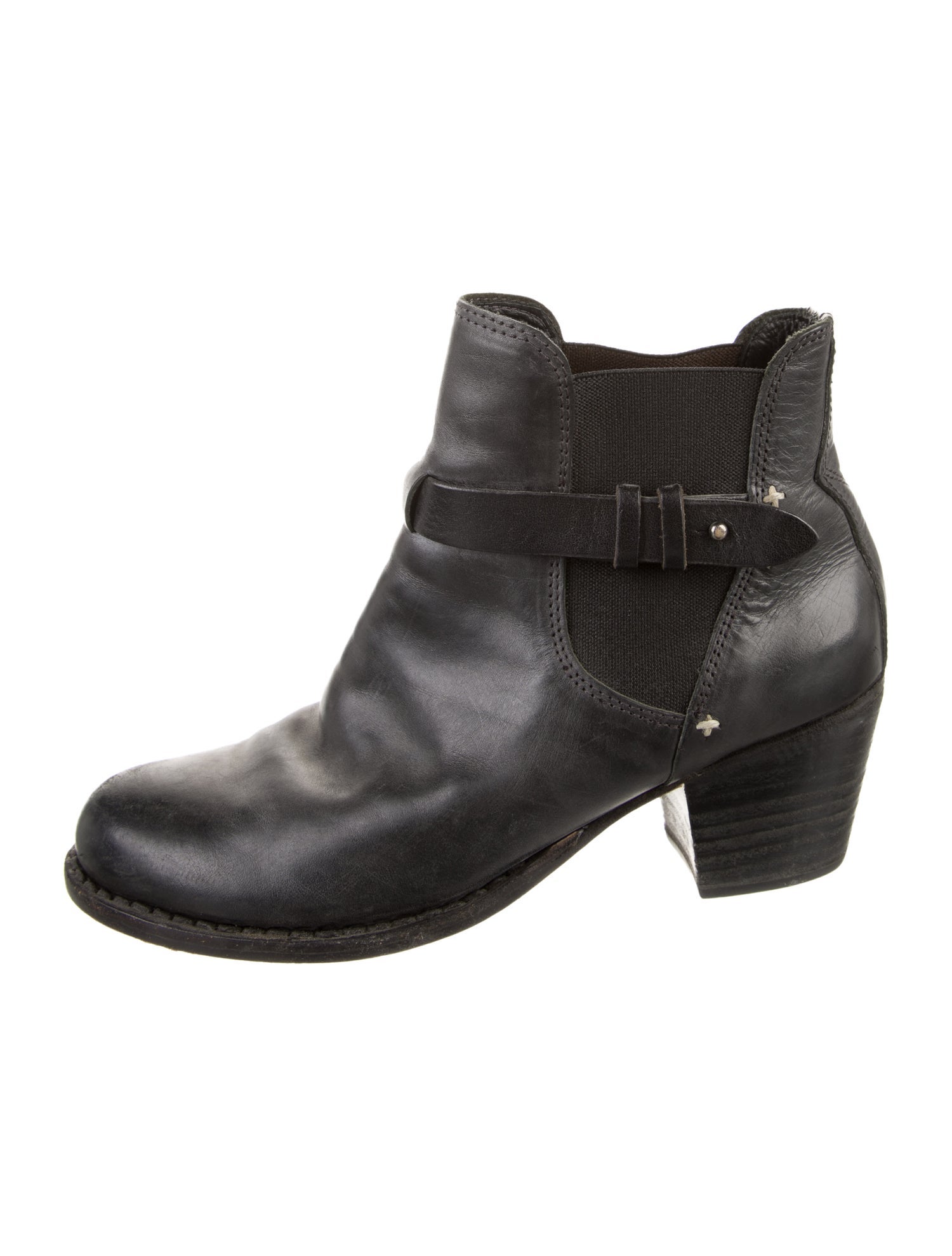 Rag & Bone Leather Moto Boots