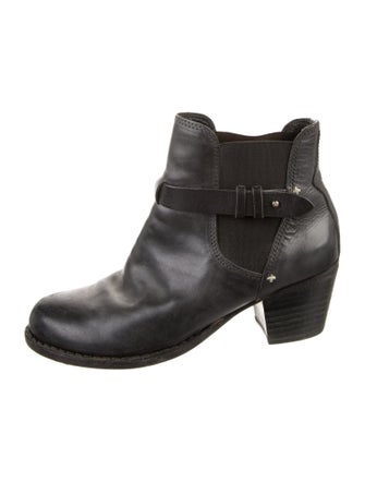 Rag & Bone Leather Moto Boots
