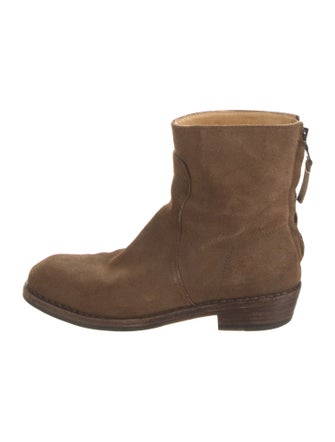 Rag & Bone Suede Moto Boots