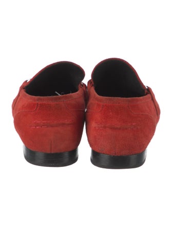 Rag & Bone Suede Chain-Link Accents Loafers