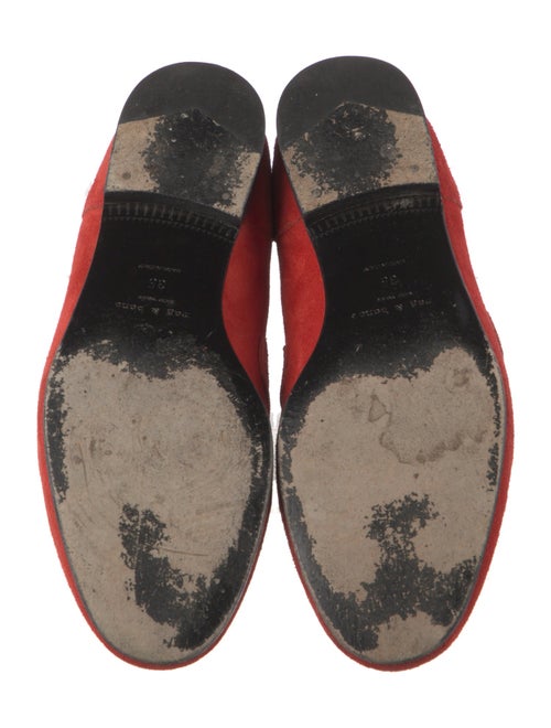 Rag & Bone Suede Chain-Link Accents Loafers