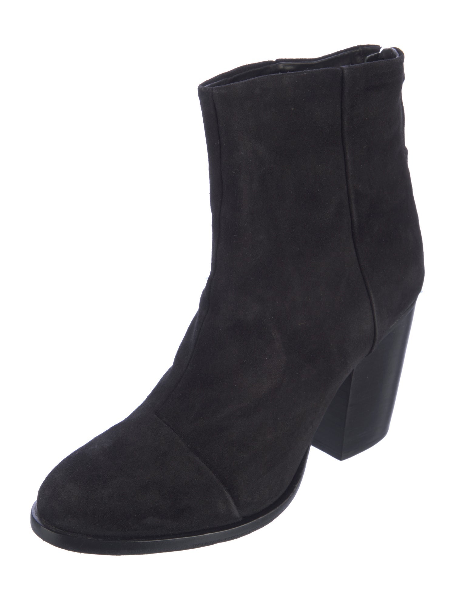 Rag & Bone Suede Leather Trim Embellishment Boots