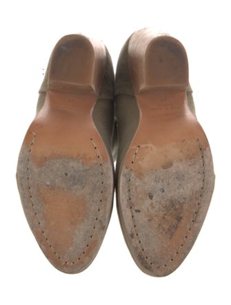 Rag & Bone Canvas Leather Trim Embellishment Boots