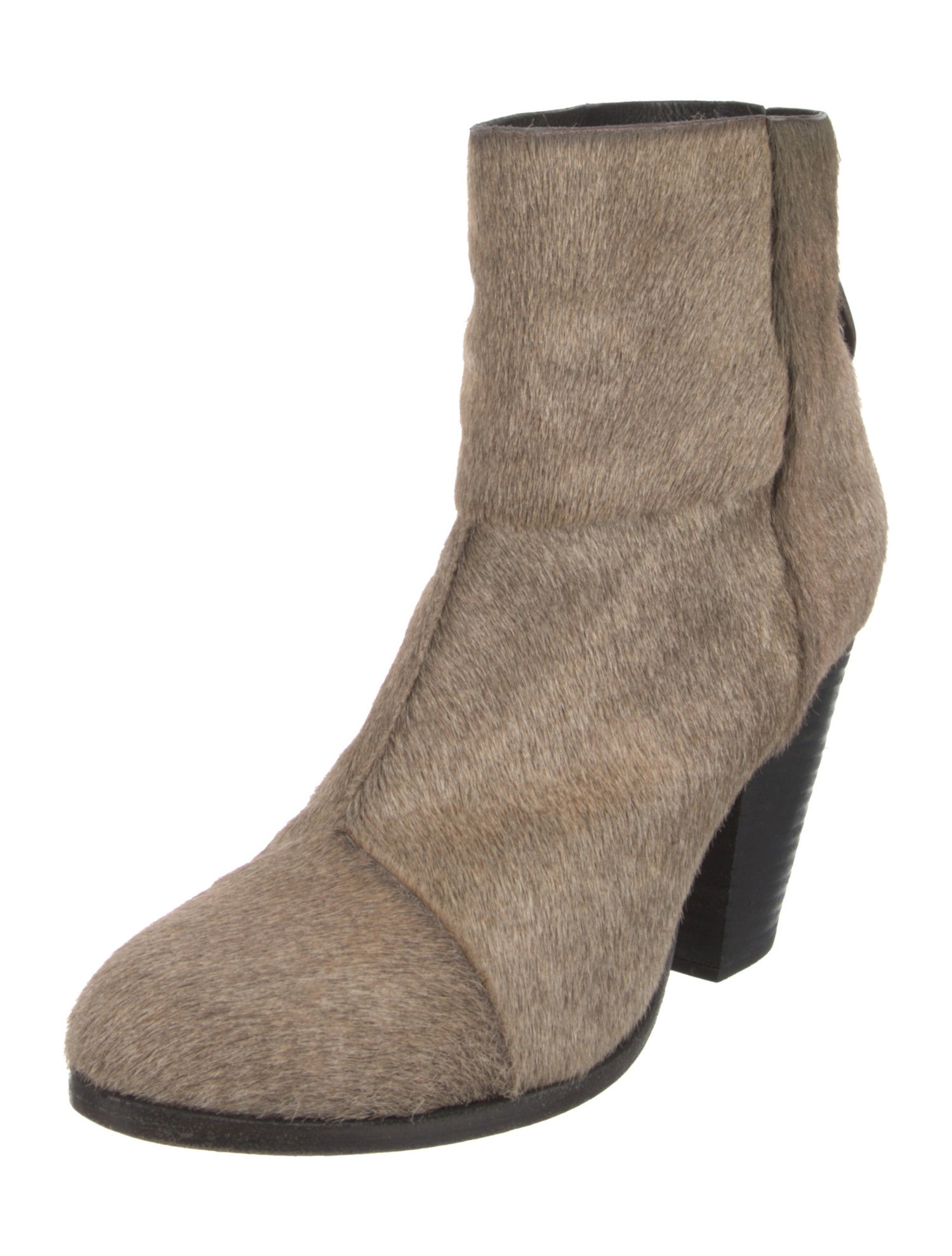 Rag & Bone Ponyhair Fur Trim Boots