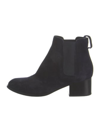 Rag & Bone Suede Grosgrain Trim Chelsea Boots