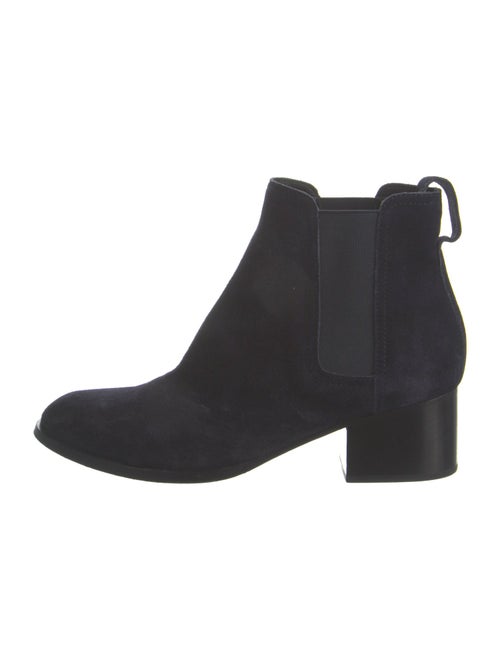 Rag & Bone Suede Grosgrain Trim Chelsea Boots