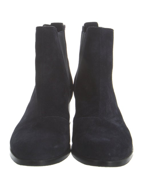 Rag & Bone Suede Grosgrain Trim Chelsea Boots