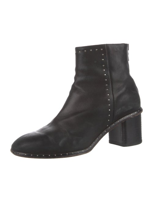 Rag & Bone Leather Studded Accents Boots
