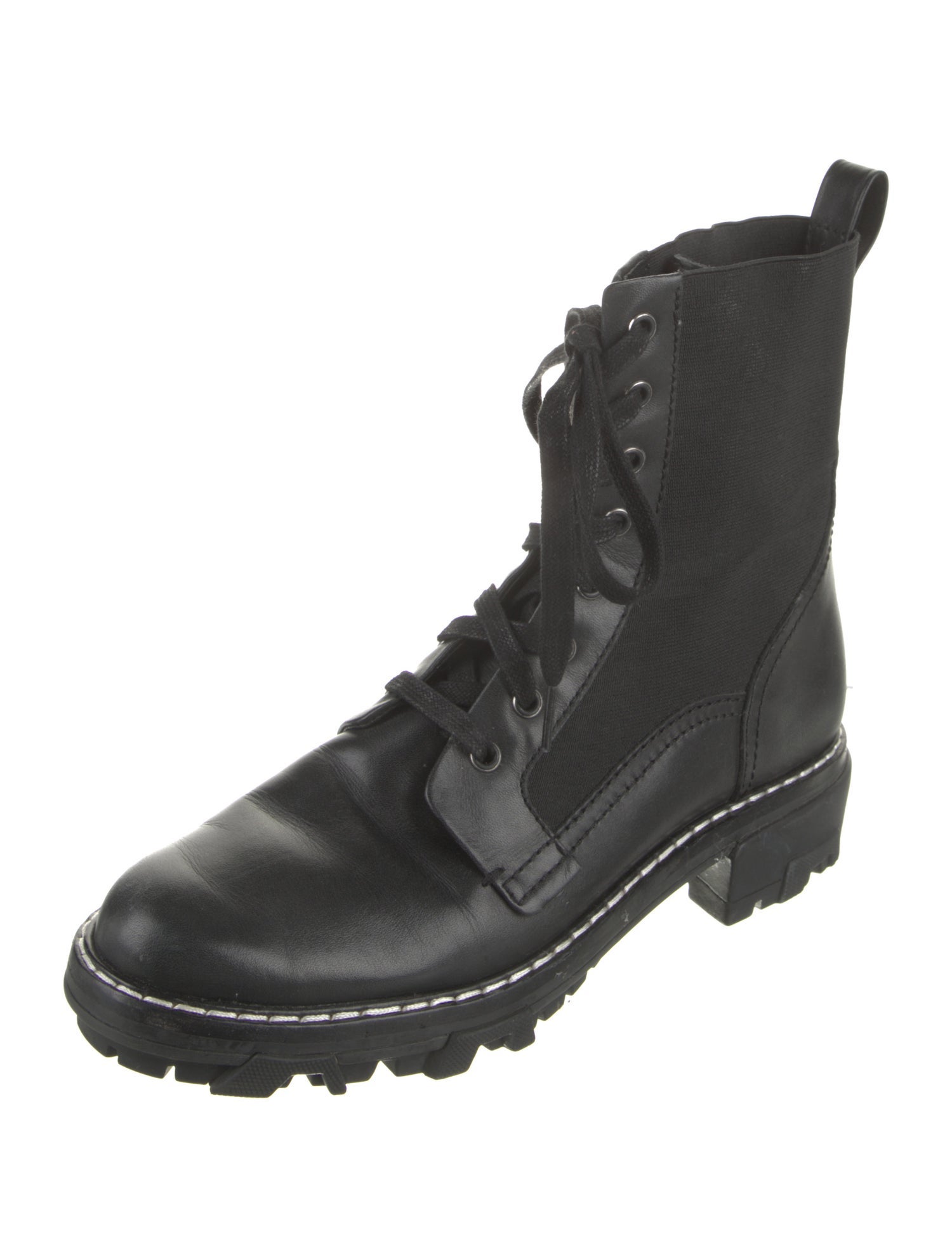 Rag & Bone Leather Combat Boots