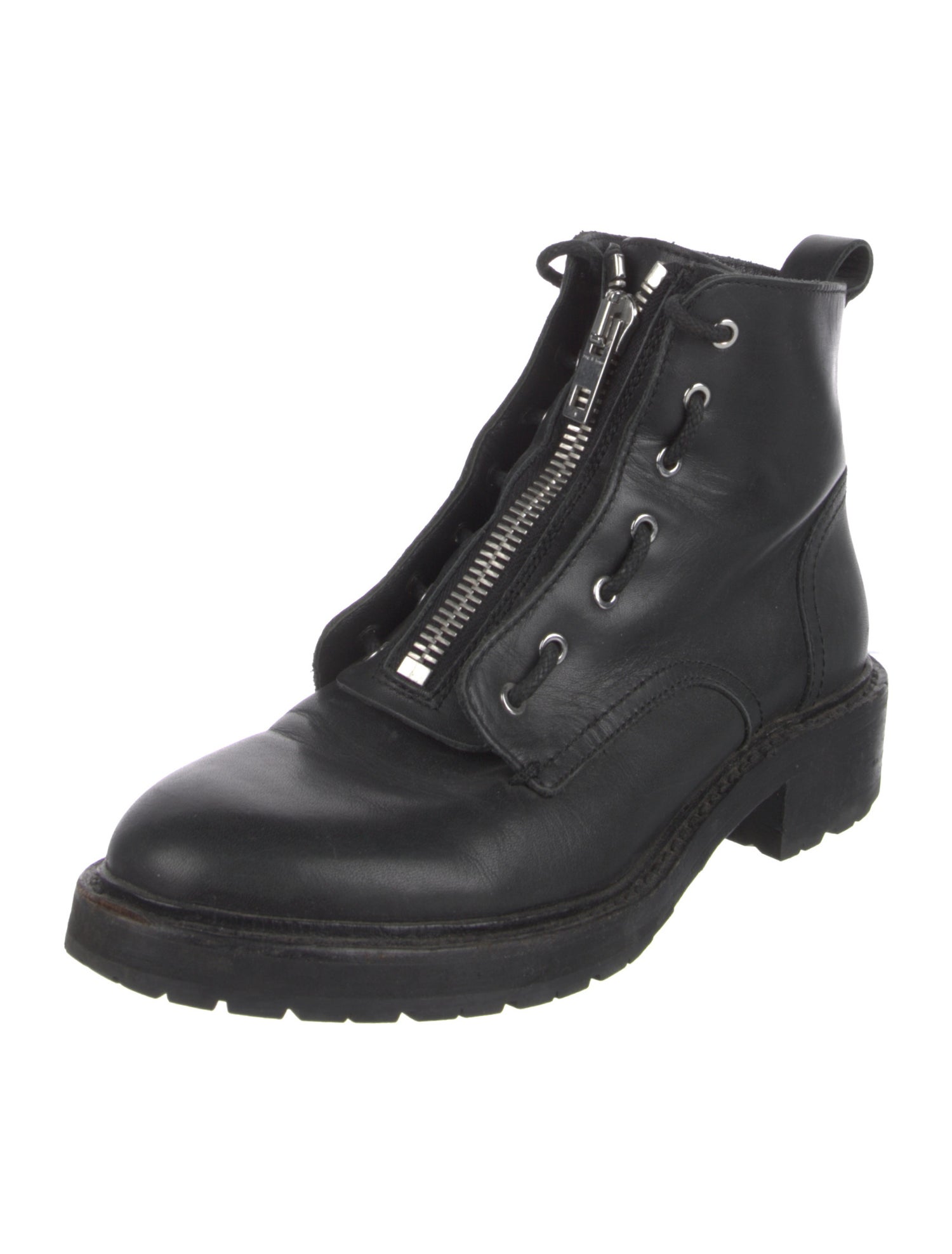 Rag & Bone Leather Combat Boots